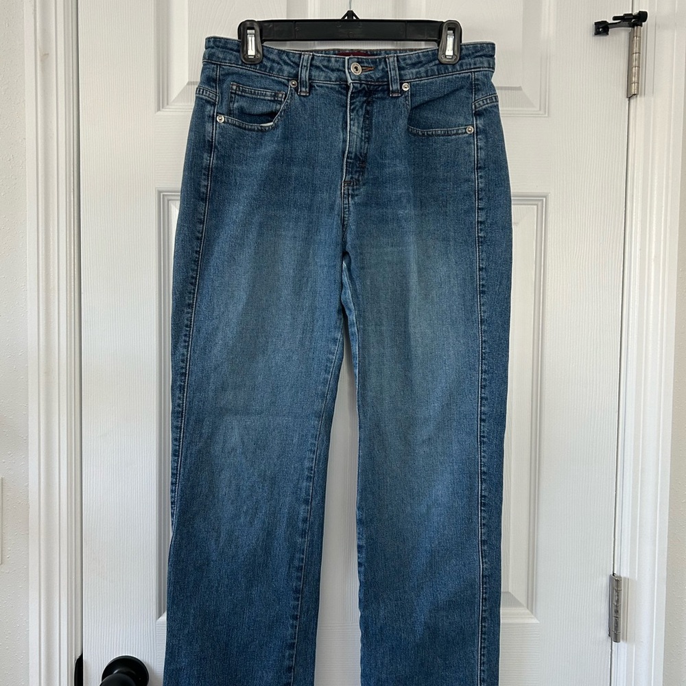LEE RIVETED ULTIMATE 5 JEANS WOMENS SIZE 10 - Blue Denim